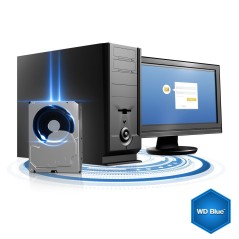 WD Blue 1TB Hard Drive WD10EZEX - Reliable SATA-600, 7200RPM Performance for Your Storage Needs